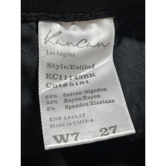 Kancan Women's Black Distressed High Waisted Mini Frayed Cutoff Shorts Size 27 - Picture 4 of 4